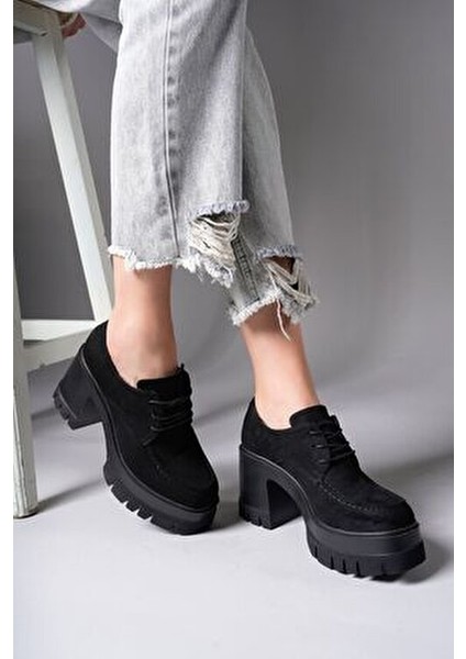 Kadın Loafer Yüksek Kaliteli Vegan Deri Şık Tasarım Kısa Topuklu Ayakkabı fırsatları