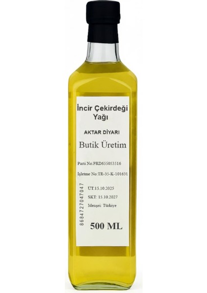 Incir Çekirdeği Yağı 500 ml fiyatları