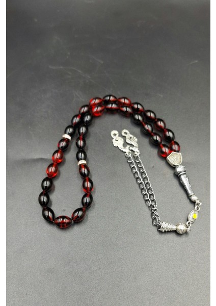 Siyah Kırmız Ateş Kehribar Tespih modelleri