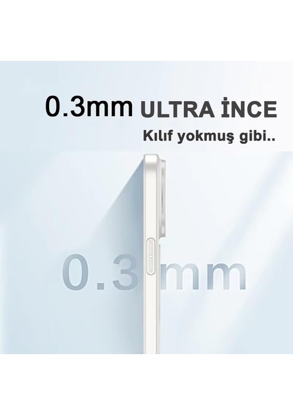iPhone 17 Pro Max Uyumlu Sararmaz Şeffaf Magsafe Kılıf Kamera Koruma Çıkıntılı Sert Ince Pc Mika