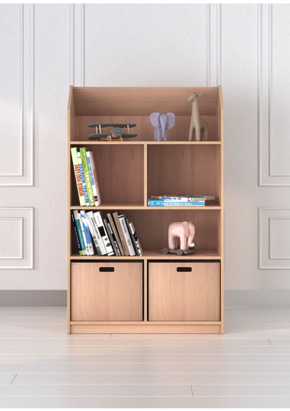 Toy House Naturel Kitaplık