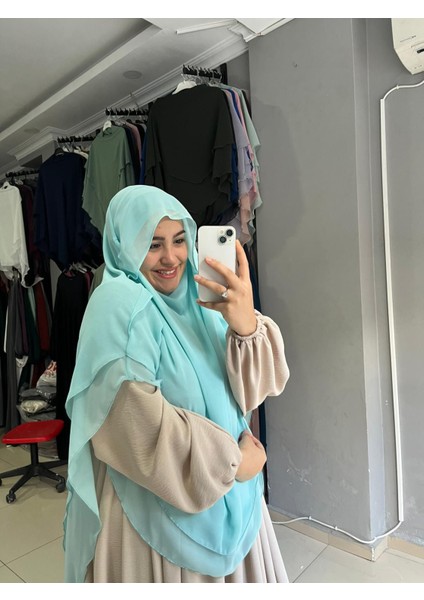 Tesettür Gölgeli Oval Sufle