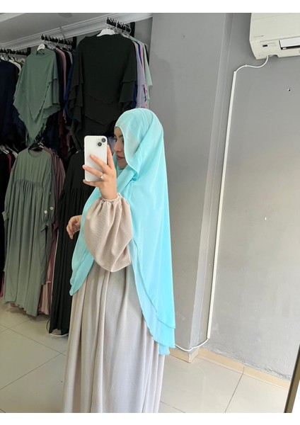 Tesettür Gölgeli Oval Sufle modelleri