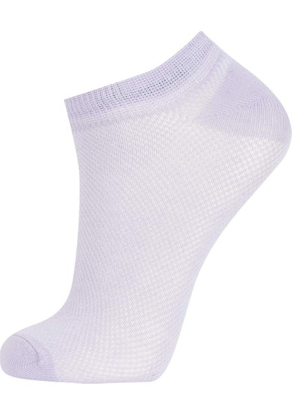 Kız Çocuk 5'li Pamuklu Patik Çorap