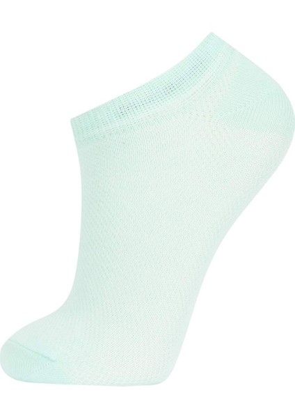 Kız Çocuk 5'li Pamuklu Patik Çorap