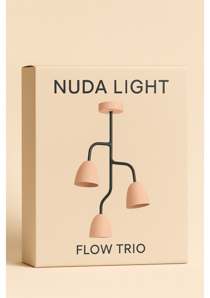 🌟 Nuda Lıght – Flow Trıo Sarkıt Lamba indirimleri
