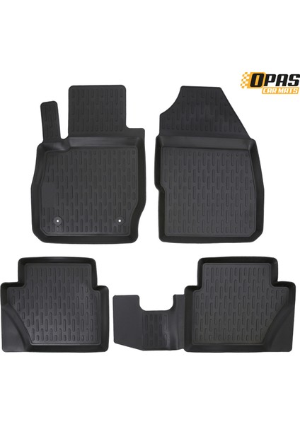 Ford Fiesta 2018 Sonrası 3D Havuzlu Oto Paspas