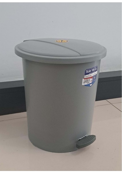 Erdem Pedallı Çöp Kovası 3 No 12 Lt Gri 013