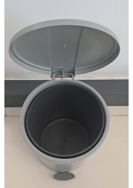 Erdem Pedallı Çöp Kovası 3 No 12 Lt Gri 013 modelleri