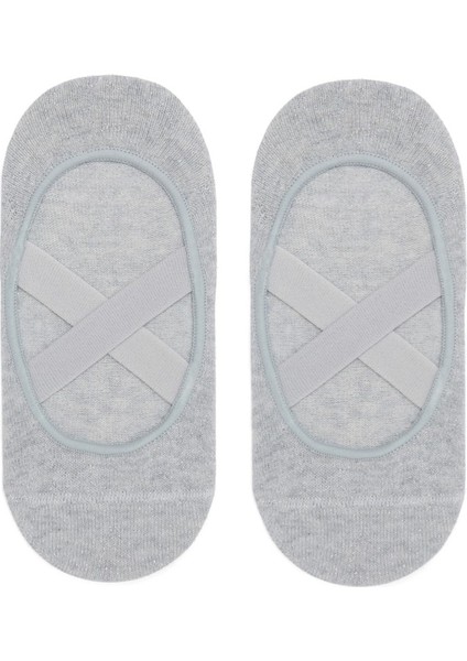 Asta Yoga Çocuk Görünmez Çorap Silver