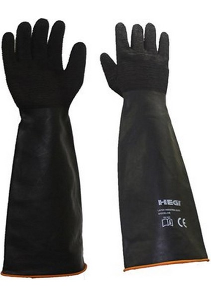 Hegi Hr Lateks Endüstriyel Uzun Asit Eldiveni 55 cm