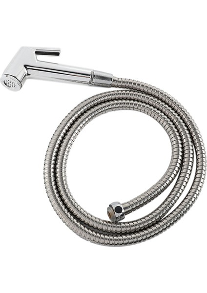 2x Tuvalet Bide Tap Seti El Duş Başlığı Su Püskürtücü Banyo Koltuk Nozul Eki+Hortum+Duvar Montaj Raf Tutucu (Yurt Dışından) modelleri