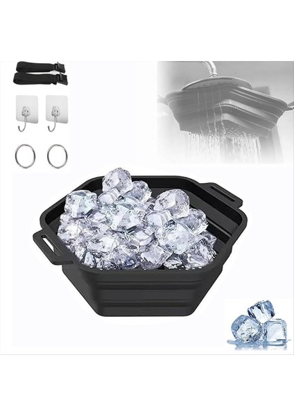 Buz Duşu Buz Banyosu Buz Banyosu Suyu Soğutucu Portatif Buz Banyosu Duş Portatif Buz Banyosu Fıçısı Katlanabilir (Yurt Dışından) fiyatları