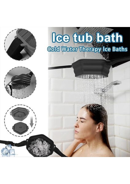Buz Duşu Buz Banyosu Buz Banyosu Suyu Soğutucu Portatif Buz Banyosu Duş Portatif Buz Banyosu Fıçısı Katlanabilir (Yurt Dışından) modelleri