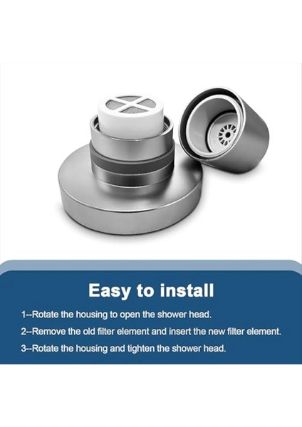 2pc Duş Filtresi Yedek Kartuşu Jolie Duş Başlığı Filtresi ile Uyumlu Duş Filtresi Değişimi (Yurt Dışından) modelleri