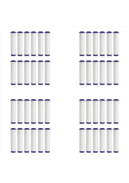 48PCS Turbo Fan Duş Başlığı Filtreleri-Pervane Tahrikli El Duş Başlığı Için Kullanılan Basınç-Duş Başlığı (Yurt Dışından)