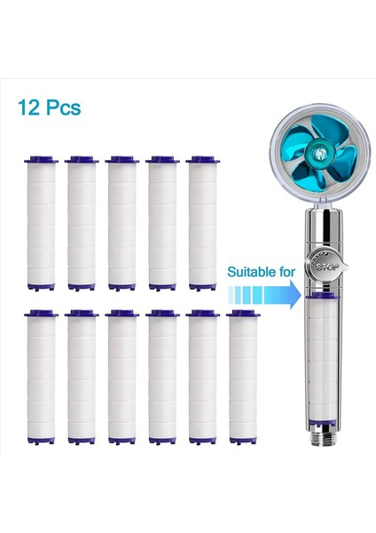 48PCS Turbo Fan Duş Başlığı Filtreleri-Pervane Tahrikli El Duş Başlığı Için Kullanılan Basınç-Duş Başlığı (Yurt Dışından) modelleri