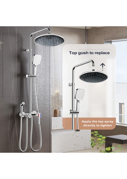 1pcs 25CM Plastik Yuvarlak Şekli Yağış Powered Duş Odası Üst Duş Çatı Kafa Kabin Aksesuarları (Yurt Dışından) fiyatları