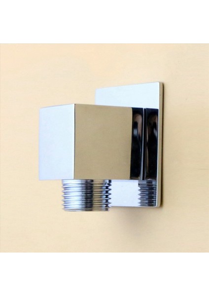 2x G1/2inç Duş Hortumu Konnektörü Banyo Pirinç Vücut Duvar Konektörü Duş Hortumu Için Kare Aksesuarlar (Yurt Dışından) fiyatları