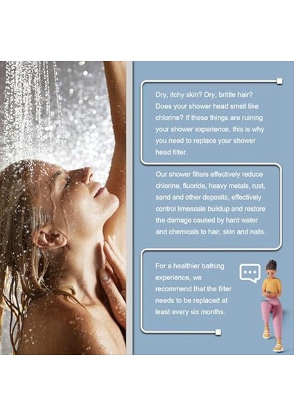 1pc Duş Filtresi Yedek Kartuşu Jolie Duş Başlığı Filtresi ile Uyumlu Duş Filtresi Değişimi (Yurt Dışından) indirimleri