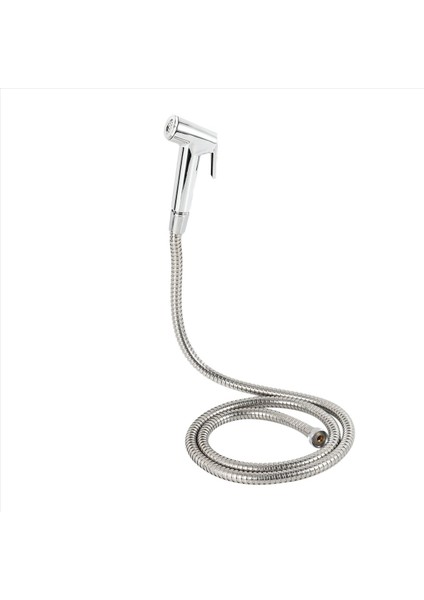 5x Tuvalet Bide Tap Seti El Duş Başlığı Su Püskürtücü Banyo Koltuk Nozul Eki+Hortum+Duvar Montaj Raf Tutucu (Yurt Dışından) indirimleri