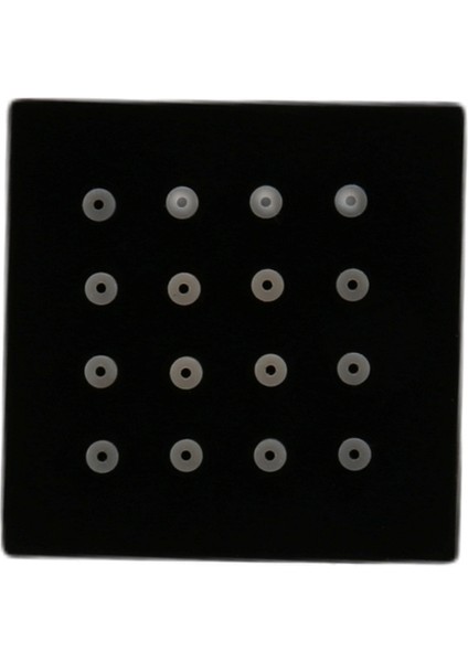 2x Duş Spa Pirinç Kare Masaj Gövdesi Jetler Sprey Gövde Duş Başlığı Fırçalanmış Nikel Mat Siyah (Yurt Dışından) fırsatları