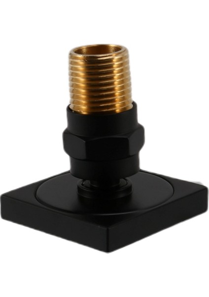 2x Duş Spa Pirinç Kare Masaj Gövdesi Jetler Sprey Gövde Duş Başlığı Fırçalanmış Nikel Mat Siyah (Yurt Dışından) indirimleri