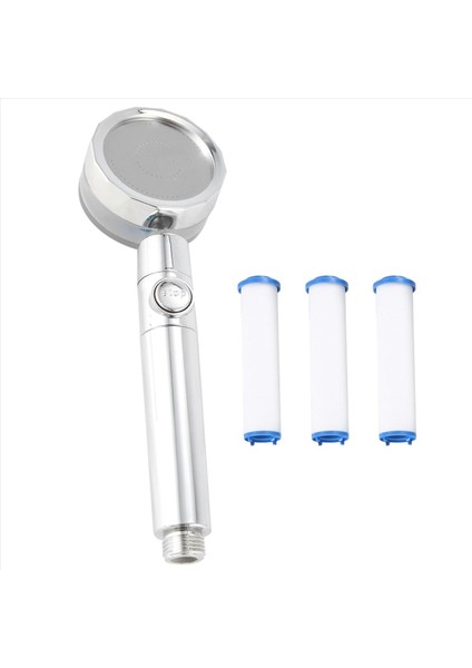 Basınçlı Duş Başlıkları El Tipi Turbo Fan Duşu 3 Filtreli Hidro Jet Duş Başlığı Kiti Turboşarjlı Duş Başlığı (Yurt Dışından) modelleri