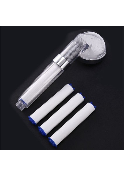 4 Set Negatif Iyonlar Banyo Banyo El Duş Suyu Tasarruf Başlığı Seti 12 Filtre Basınçlı (Yurt Dışından) fırsatları