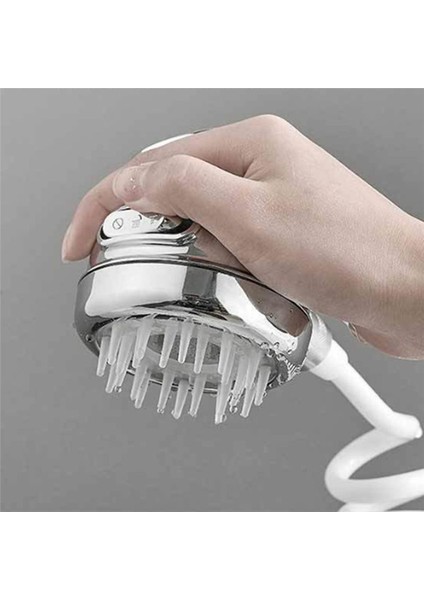 Süper Şarjlı Ayarlanabilir Şampuan Duş Başlığı Çok Fonksiyonlu Duş Lavabo Musluk Saptırıcı (Gümüş) (Yurt Dışından) modelleri