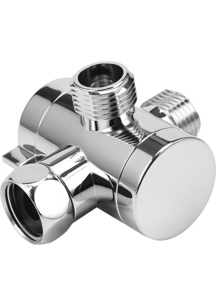 2pcs 1/2 Inç 3 Yollu T-Adaptör Tuvalet Banyo Banyo Duş Başlığı Kol Monte Edilmiş Sapma Valfi (Yurt Dışından) fırsatları