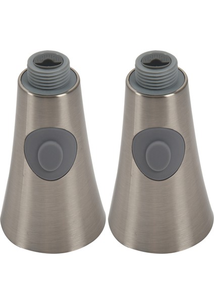 2x Musluk Yedek Duş Kafası Mutfak Duş Tabağı Duş Sprey Kafa Banyo Mutfak Çeken Sprey Kafa Replasman (Yurt Dışından)