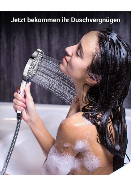 Su Tasarrufu Duş Başlığı Enerji Tasarrufu Sağlayan Duş Kafa Duş Başlığı Hortum ile Büyük Yağmur Duş Başlığı Basıncı Arttırıcı (Yurt Dışından) modelleri