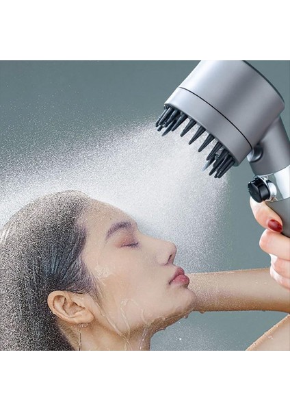 Duş Başlığı Turboshower Çok Fonksiyonlu Masaj El Duş Seti Ayarlanabilir Turbo Şarj Duş Başlığı (Yurt Dışından) modelleri