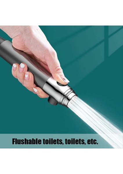 Duş Başlığı Turboshower Çok Fonksiyonlu Masaj El Duş Seti Ayarlanabilir Turbo Şarj Duş Başlığı (Yurt Dışından) fırsatları