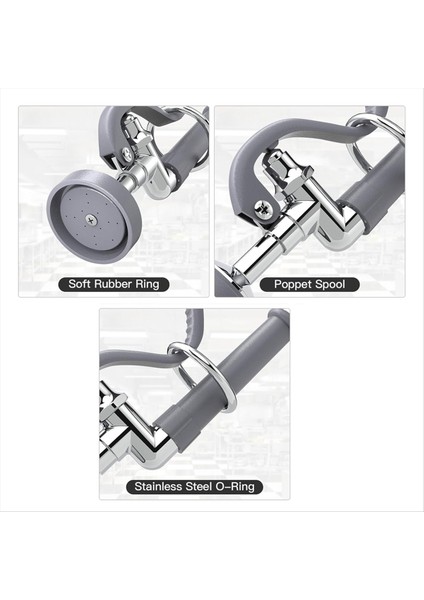 Lavabo Püskürtücü Ticari Mutfak Lavabo Muslukları Için Ön Durulama Püskürtücü 1 42 Gpm Püskürtücü Valf Çanağı Püskürtücü Nozul (Yurt Dışından) indirimleri