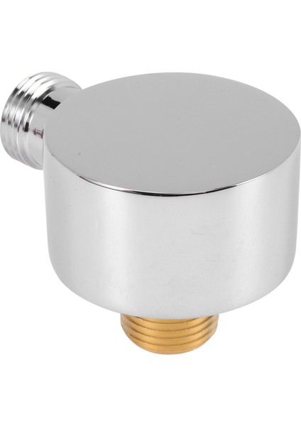 Duvar Tedarik Dirsek Pirinç Yuvarlak Duvar Montajı Duş Hortum Konnektörü Aksesuarları G1/duş Silver Için Su Çıkışı (Yurt Dışından)