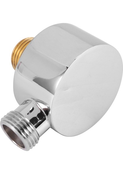 Duvar Tedarik Dirsek Pirinç Yuvarlak Duvar Montajı Duş Hortum Konnektörü Aksesuarları G1/duş Silver Için Su Çıkışı (Yurt Dışından) fiyatları