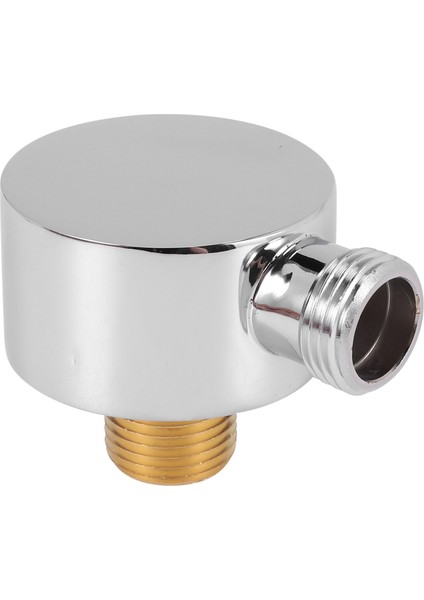 Duvar Tedarik Dirsek Pirinç Yuvarlak Duvar Montajı Duş Hortum Konnektörü Aksesuarları G1/duş Silver Için Su Çıkışı (Yurt Dışından) modelleri