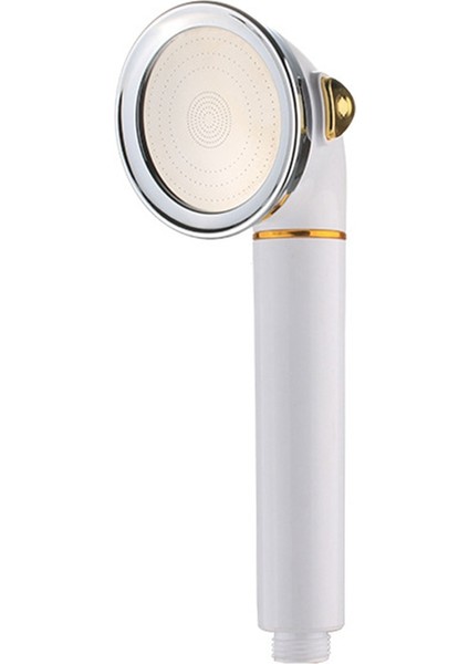 Basınçlı Duş Başlığı Kore Tarzı Basınçlı Su Tasarruflu Paslanmaz Çelik Hortum Duş Başlığı Beyaz (Yurt Dışından)
