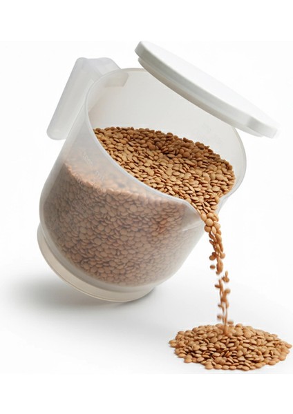 Pratik Mutfak Ölçü Kabı - 2 Litre Dereceli Şeffaf Hazne Bpa Free