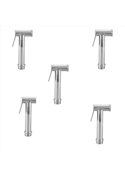 5x Tuvalet Bide Püskürtücü Set Kiti Müslüman Duş Elde Taşıyıcı El Bide Musluk Banyosu Musluk El Püskürtücü Duş Başkanı Kendi Temizlik (Yurt Dışından)