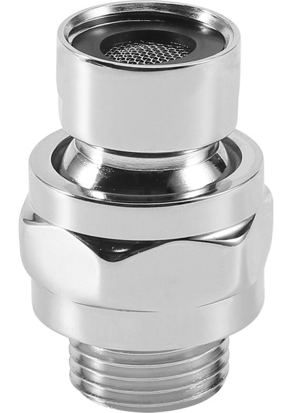 Pirinç Krom Bilyalı Mafsal Duş Kolu Kafa Açısı Ayarlanabilir Döner Adaptör (Yurt Dışından)