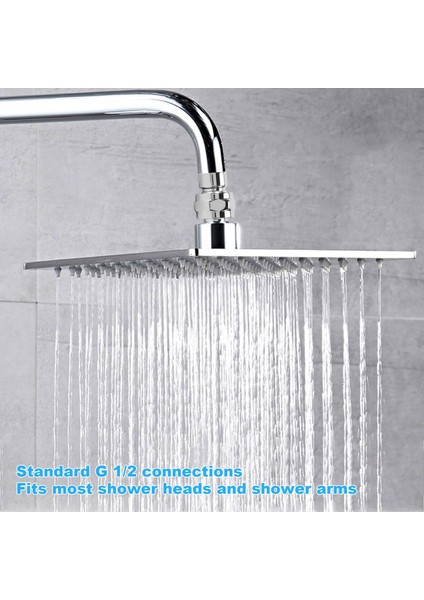 Pirinç Krom Bilyalı Mafsal Duş Kolu Kafa Açısı Ayarlanabilir Döner Adaptör (Yurt Dışından) modelleri