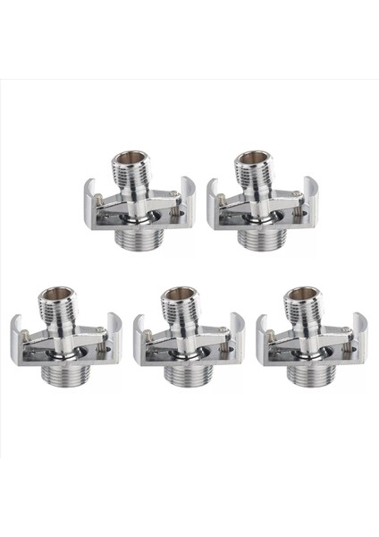 5x Emme Borusunun Açısının Ayarlanması Bakır Duş Başlığı Açılı Kavisli Ayak Eksantrik Vidalı Köşe Musluk Erişim (Yurt Dışından)