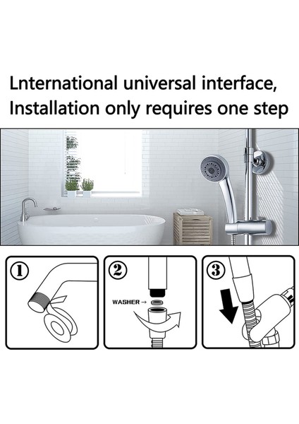 2x Duş Başlığı Basınçlı Duş Başlıkları Evrensel Ayarlanabilir Elektrikli El Duşu Banyo Otel Spor Salonu Için Uygun (Yurt Dışından) fırsatları