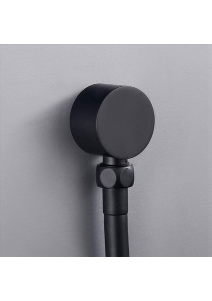 6x Duvar Tedarik Dirsek Pirinç Yuvarlak Duvar Montajı Duş Hortum Konnektörü Aksesuarları G1/duş Black Için Su Çıkışı (Yurt Dışından) fiyatları