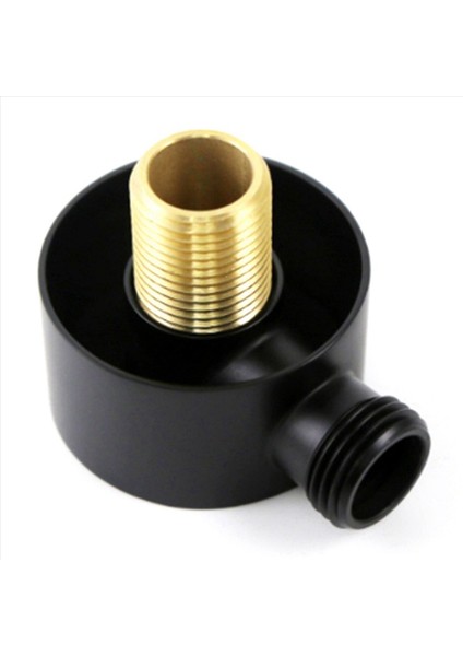 6x Duvar Tedarik Dirsek Pirinç Yuvarlak Duvar Montajı Duş Hortum Konnektörü Aksesuarları G1/duş Black Için Su Çıkışı (Yurt Dışından) modelleri