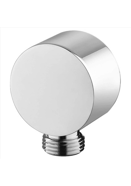 3x Duvar Tedarik Dirsek Pirinç Yuvarlak Duvar Montajı Duş Hortum Konnektörü Aksesuarları G1/2inç Su Çıkışı Duş Silver (Yurt Dışından) modelleri