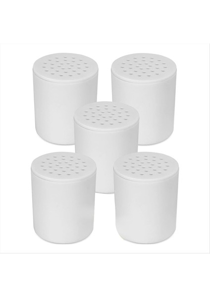 5 Pc Duş Filtresi Değiştirme Sert Su Için 20 Aşamalı Duş Başlığı Filtresi Çıkış Duş Su Filtresi (Yurt Dışından)